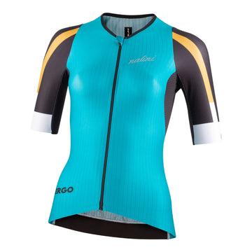 Women's Veloce Jersey - Turquoise / Black